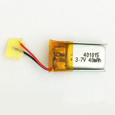 شراء 3.7V 25mAh 401015 حجم بطارية الليثيوم البوليمر بطارية ليبو لأجهزة منزلية تصنيع عبر الإنترنت