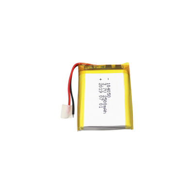 شراء حزم بطارية ليثيوم بوليمر KC 104050 2.5Ah بطارية بوليمر ليثيوم أيون 3.7 فولت online manufacture