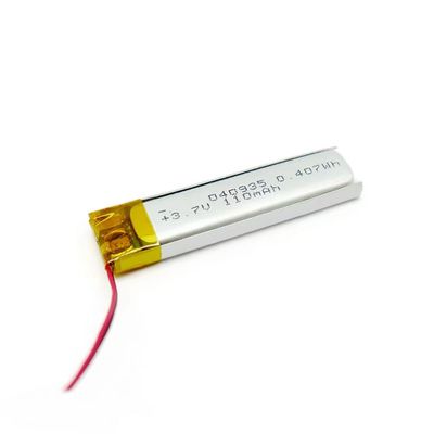 شراء 400935 3.7 فولت 80 مللي أمبير بطارية ليثيوم بوليمر صغيرة IEC62133 CB KC معتمد online manufacture