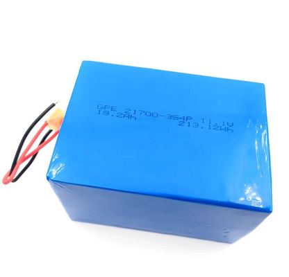 شراء بطارية ليثيوم أيون 12 فولت ، حزم بطارية قابلة لإعادة الشحن 21700 3S4P 19.2Ah online manufacture
