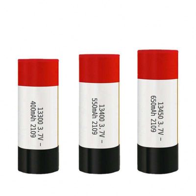 شراء 3.7V 400mah 500mah 13300 خلية ليثيوم أيون أسطوانية للسجائر الإلكترونية online manufacture