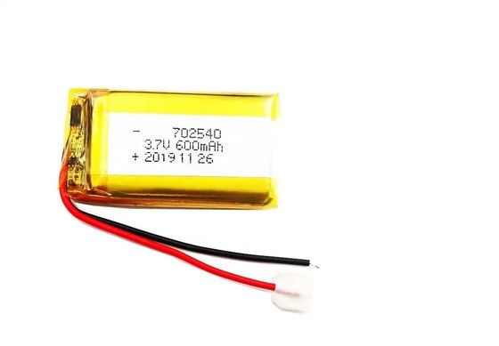 شراء حزمة بطارية ليثيوم بوليمر القابلة لإعادة الشحن من ليبو KC 3.7V 600mAh 700mAh 702540 online manufacture
