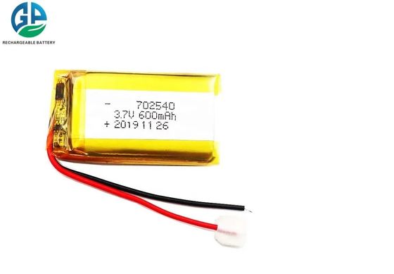 شراء 3.7V 600mAh 700mAh 702540 بطارية ليثيوم بوليمر أيون قابلة لإعادة الشحن KC UN38.3 online manufacture