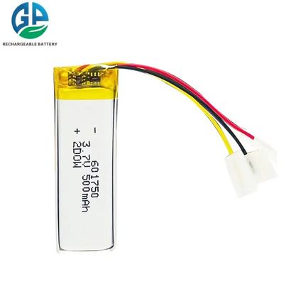 شراء Kc 500mah 3.7v 601750 بطارية الليثيوم البوليمر المخصصة للمتحدثين الألعاب online manufacture