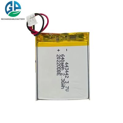 شراء Un38.3 443442 بطارية البوليمر الليثيوم 3.7v قابل لإعادة الشحن 600mah 640mah online manufacture