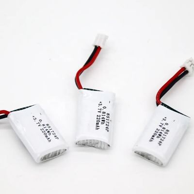 شراء 851724 بطارية ليبو لي أيون بوليمر قابلة لإعادة الشحن 3.7 فولت 220mAh 0.814Wh 20C online manufacture