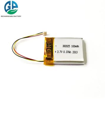شراء 302025 بطاريات الليثيوم المعدنية البوليمرية 3.7v 110mah online manufacture