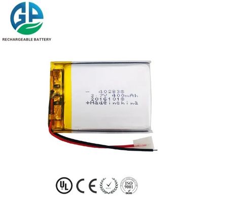 شراء 402838 400mah 3.7v بطارية البوليمر لي بطارية الطاقة online manufacture