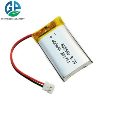 شراء 3.7v 650mah بطارية الليثيوم البوليمر Ds 852540 online manufacture