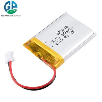 شراء 523040 بطارية لي بوليمر 3.7 فولت 650mah للروبوت المسح online manufacture