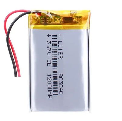 شراء 3.7 فولت KC معتمد 803048 1200mah بطارية لي بوليمر قابلة لإعادة الشحن UL UN38.3 ليتيم بوليمر online manufacture