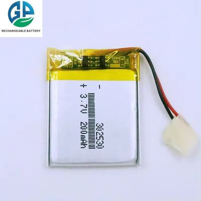 شراء 302530 3.7V 200Mah بطارية ليتيم قابلة لإعادة الشحن KC UN38.3 معتمدة online manufacture
