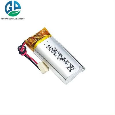 شراء بطارية الليثيوم البوليمرية ذات السعة العالية 450mAh 3.7V 901535 قابلة لإعادة الشحن لأجهزة صغيرة الحجم online manufacture