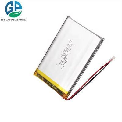 شراء بطارية ليبو قابلة لإعادة الشحن 605080 بطارية ليثيوم أيون 3.7v 3000mah KC CB IEC62133 مصنع محترف معتمد online manufacture
