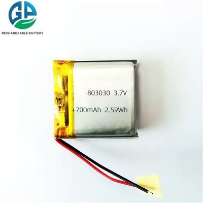 شراء بطارية كيه سي لي البوليمر عالية الجودة بالجملة 803030 700mAh 800mAh 900mAh بطارية ليتيوم ليبو 3.7v قابلة لإعادة الشحن online manufacture