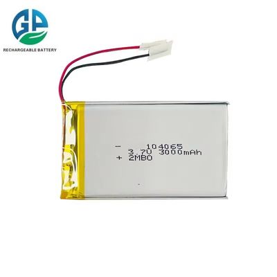 شراء بطارية عالية معدل تفريغ 3.7 فولت 3000mah 30C Max60C بطارية ليبو قابلة لإعادة الشحن 104065 3000mah للطائرة بدون طيار online manufacture