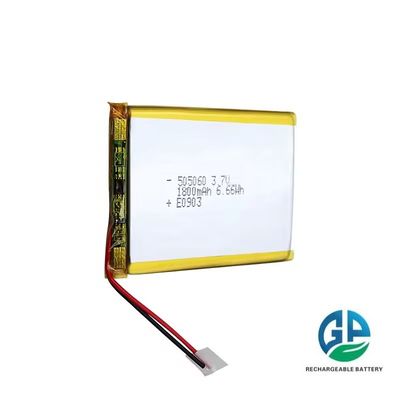 شراء بطارية فائقة التفريغ 3.7 فولت 1800mah 30C ماكس 60C إعادة شحن 6.6wh 505060 بطارية ليبو للزراعة طائرة بدون طيار online manufacture