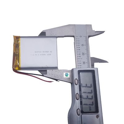 شراء بطارية قابلة لإعادة الشحن 503744 950mAh 3.7V 3.515Wh البوليمر الكهربائي للبطارية الليثيوم online manufacture