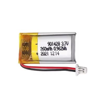 شراء 901428 260mAh 3.7V بطارية ليتيم بوليمر مخصصة online manufacture