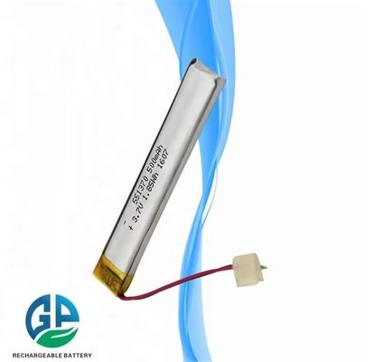 شراء بطارية ليبو قابلة لإعادة الشحن 551370 بطارية ليبو 3.7v بطارية 500mAh للخزانة LED Lig online manufacture