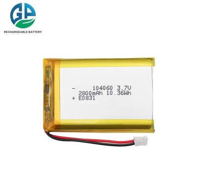شراء 104060 2800mAh 3.7V بطارية قابلة لإعادة الشحن لمساعدات السمع بطاريات البوليمر الليثيوم 3.7v بطارية ليبو FCC CB CE KC online manufacture