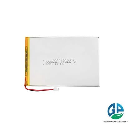 شراء بطارية ليثيوم أيون بوليمر قابلة لإعادة الشحن بطارية ليبو 6080130 8000mAh 3.7V بطارية لي بوليمر قابلة لإعادة الشحن online manufacture