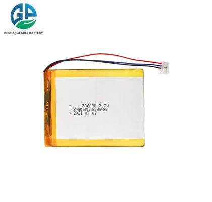 شراء بطارية الليثيوم البوليمر 8.8wh 506080 3.7V 2400mAh أداة جمال online manufacture