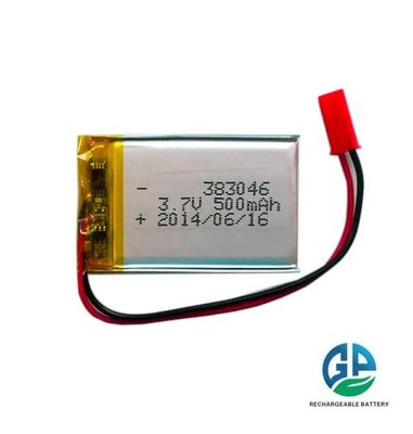شراء 3.7v 500mah بطارية ليتيم بوليمر ليبو 383046 بطارية ليتيم بوليمر KC قابلة لإعادة الشحن ليبو online manufacture