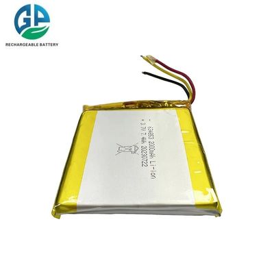 شراء 3.7v بطارية كيه سي الليثيوم البوليمر القابلة لإعادة الشحن 2000mah بطارية ليبو ذات سعة عالية 634853 3.7v 2000mah online manufacture