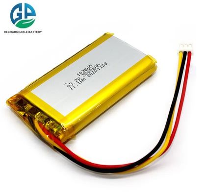 شراء معدل تفريغ عالي 5C بطارية 3.7 فولت 3000mah بطارية ليبو قابلة لإعادة الشحن 103665 3000mAh خلية واحدة مع بطارية PCM OEM online manufacture