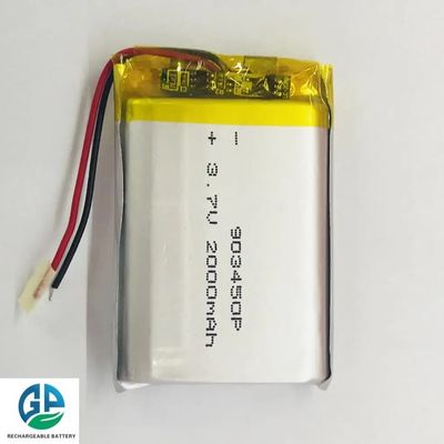 شراء بطارية فائقة السرعة 30C Max60C قابلة لإعادة الشحن 903450 3.7V 2000mah بطارية ليبو 3.7V بطارية ليبو بوليمر online manufacture