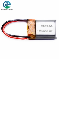 شراء Lithium Metal Polymer Batteries 3.7v 110mah KC High Quality Hot Selling Low Price Rechargeable 551522 3.7V 110mah online manufacture