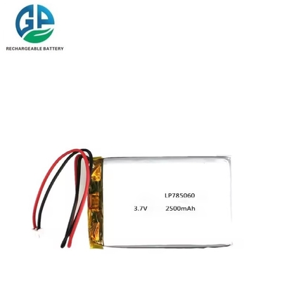 شراء بطارية ليتيم بوليمر قابلة لإعادة الشحن 3.7 فولت بطارية ليتيم بوليمر لي أيون ليبو 2500mah بطارية ليبو 3.7v 2500mah 785060 3.7v 2600mah 3000mah بطارية ليتيم بوليمر قابلة لإعادة الشحن online manufacture