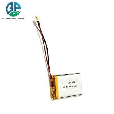 شراء 3.7 فولت 1000mah بطارية الليثيوم البوليمر ليبو قابلة لإعادة الشحن 503450 بطارية البوليمر الليثيوم 3.7 فولت online manufacture