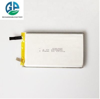 شراء بطارية فائقة التفريغ 3.7 فولت 3000mah 30C Max60C بطارية ليبو قابلة لإعادة الشحن 605085 3000mah online manufacture