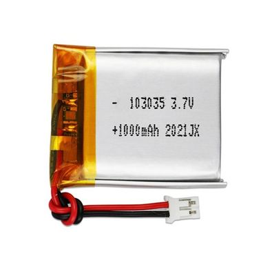 شراء Rechargeable KC CE  3.7v 1000mah Lipo Bataries 103035 Lithium Polymer Battery Pack  3.7v 1000mAh Rechargeable Battery online manufacture