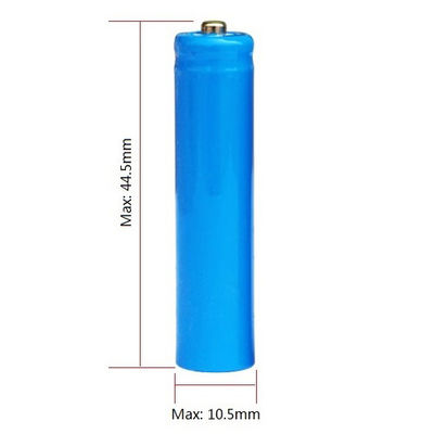 شراء 320mAh 3.7V قابلة للشحن AAA حجم 10440 بطارية ليثيوم أيون لفرشاة الأسنان online manufacture