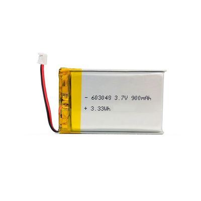 شراء بطارية فائقة التفريغ 603048 قابلة لإعادة الشحن 3.7 فولت 900mah بطارية ليتيم الليثيوم البوليمر RoHS online manufacture