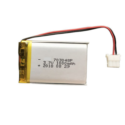 شراء Li Ion 3.7 V Lipo 1000mah 703048 حزمة بطارية ليثيوم بوليمر online manufacture