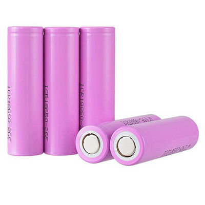 شراء RoHS 3.7V Li Ion 1500mAh 15C 18650 خلايا بطارية ليثيوم online manufacture
