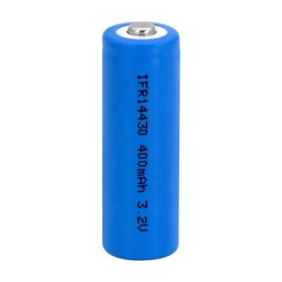 شراء LFP IFR 14430 Lifepo4 3.2 V 400mah بطاريات إضاءة بالطاقة الشمسية موافقة CB IEC online manufacture