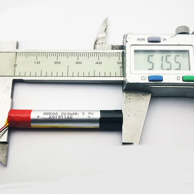شراء 08500 280mAh 10C 3.7V حزمة بطارية ليثيوم بوليمر قابلة لإعادة الشحن للسجائر الإلكترونية online manufacture