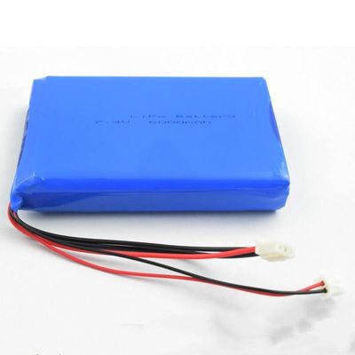 IEC62133 KC 7.4v 6000mah حزمة بطارية ليثيوم بوليمر لجهاز التجميل