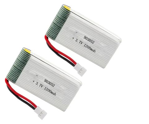KC 903052 3.7V 1200mAh 500 مرة عمر الدورة بطارية LIPO بطارية الليثيوم البوليمر