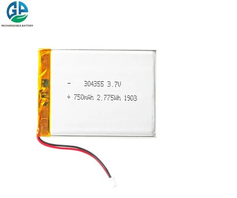 KC Lipo Battery Pack 7.4v 750mah ، بطارية ليثيوم أيون قابلة لإعادة الشحن 304355
