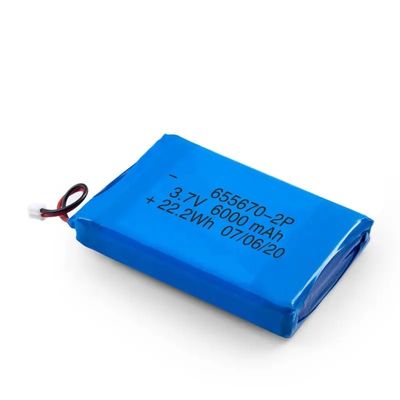 بطارية ليثيوم بوليمر قابلة لإعادة الشحن سعة 6000mah