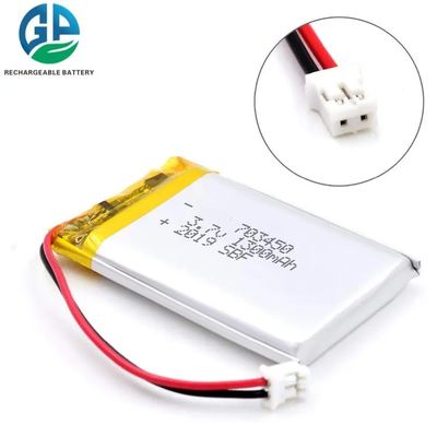 3.7 فولت 480mAh بطارية الليثيوم البوليمر مع 500 مرة عمر دورة لأجهزة التجميل