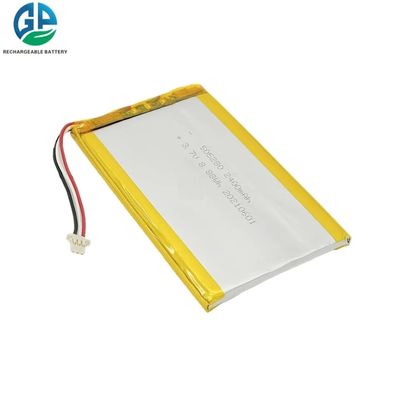3.7v 505280 2400mah بطارية الليثيوم البوليمر 8.88wh لجهاز التجميل