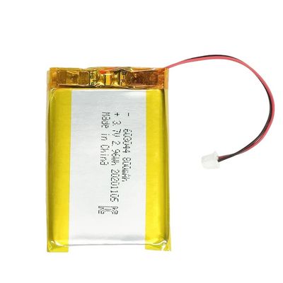 603044 3.7V 800mAh KC IEC62133 حزمة بطاريات الليثيوم البوليمر القابلة لإعادة الشحن المعتمدة