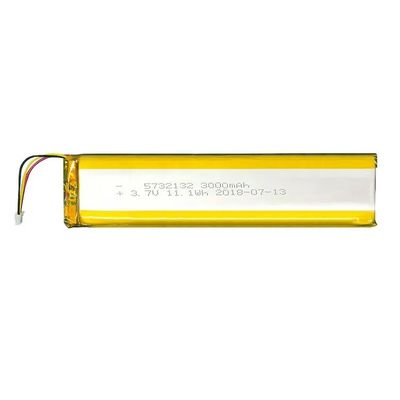 معتمد من كيه سي 3.7 فولت 3000mAh بطارية الليثيوم البوليمر بطارية ليبو قابلة لإعادة الشحن لسيارة جي بي إس وبنك الطاقة